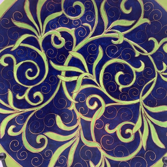 Oriental Accent Decorative Plate - Picture 4 of 6